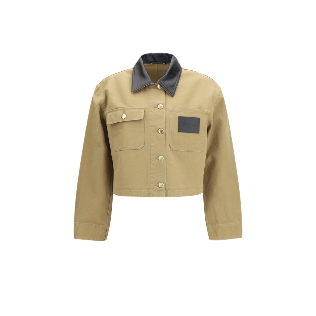 Heavy Cotton Cropped Jacket - Image 1