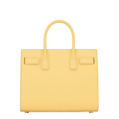 Sac de Jour Nano Smooth Leather Top-Handle Bag - Soft Lemon - Image 3