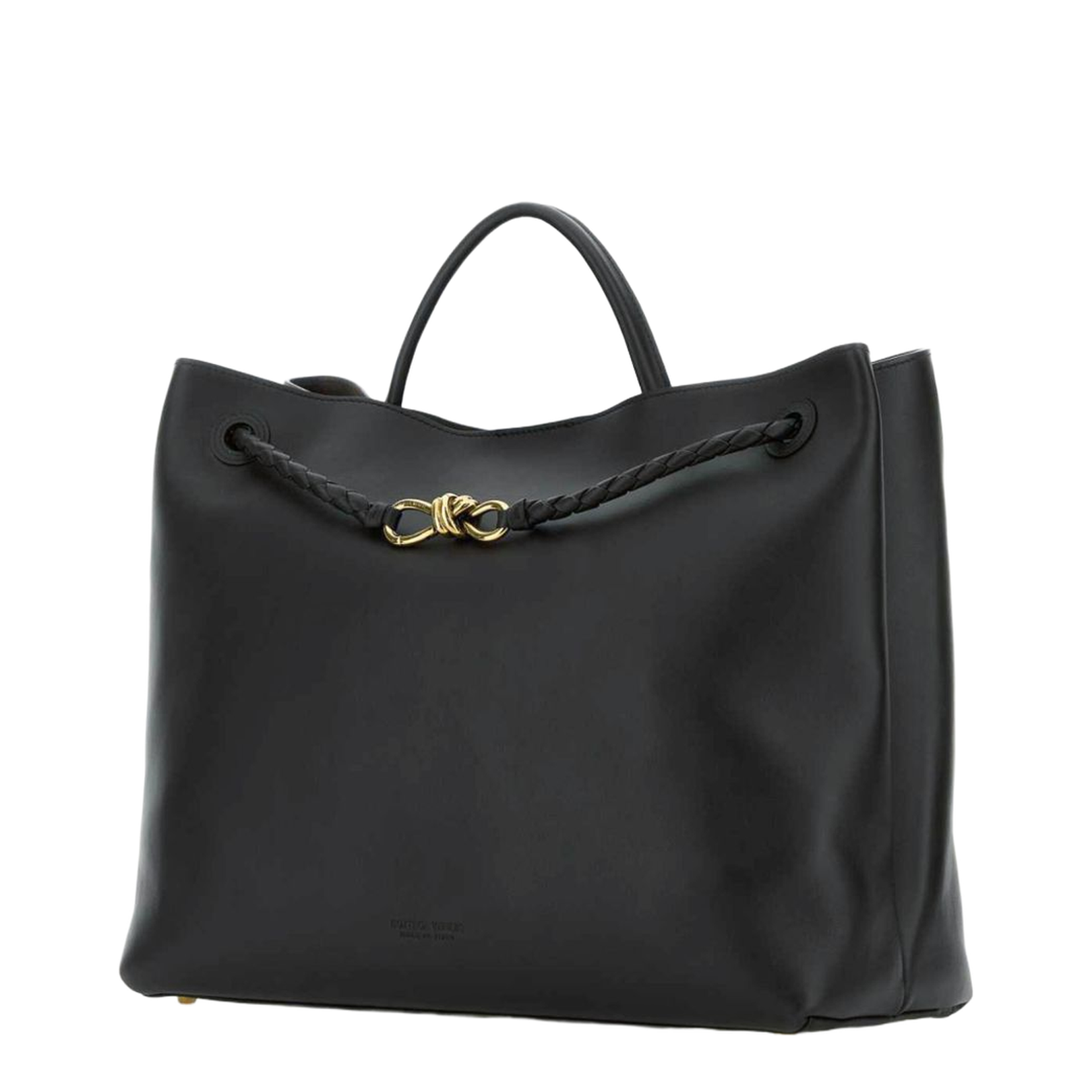 Andiamo Large Leather Handbags - Black - Image 3