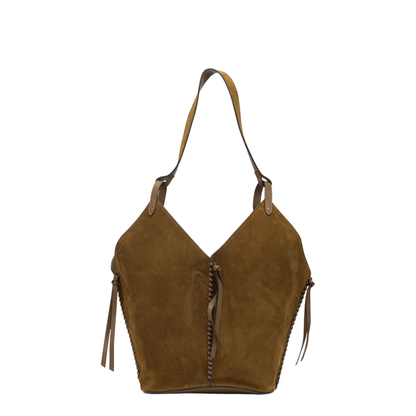 Tampa Calf Leather Shoulder Bag - Cognac - Image 3