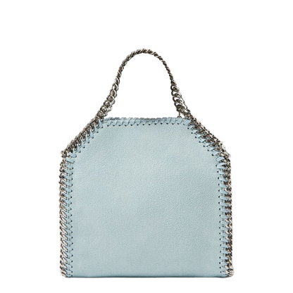 Falabella Tiny Faux Leather Crossbody Bag - Light Blue - Image 1