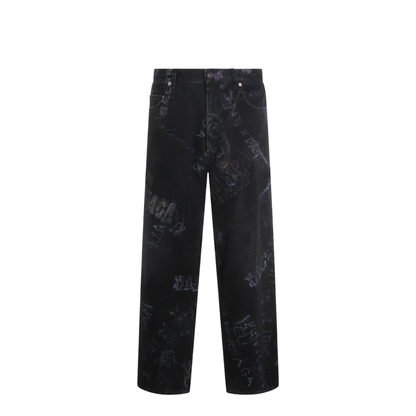 Wide-Leg Jeans - Image 1