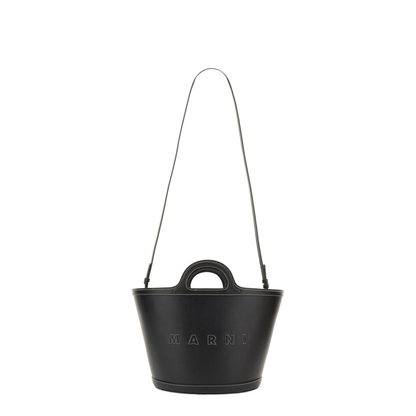 Tropicalia Small Calfskin Tote - Black - Image 2