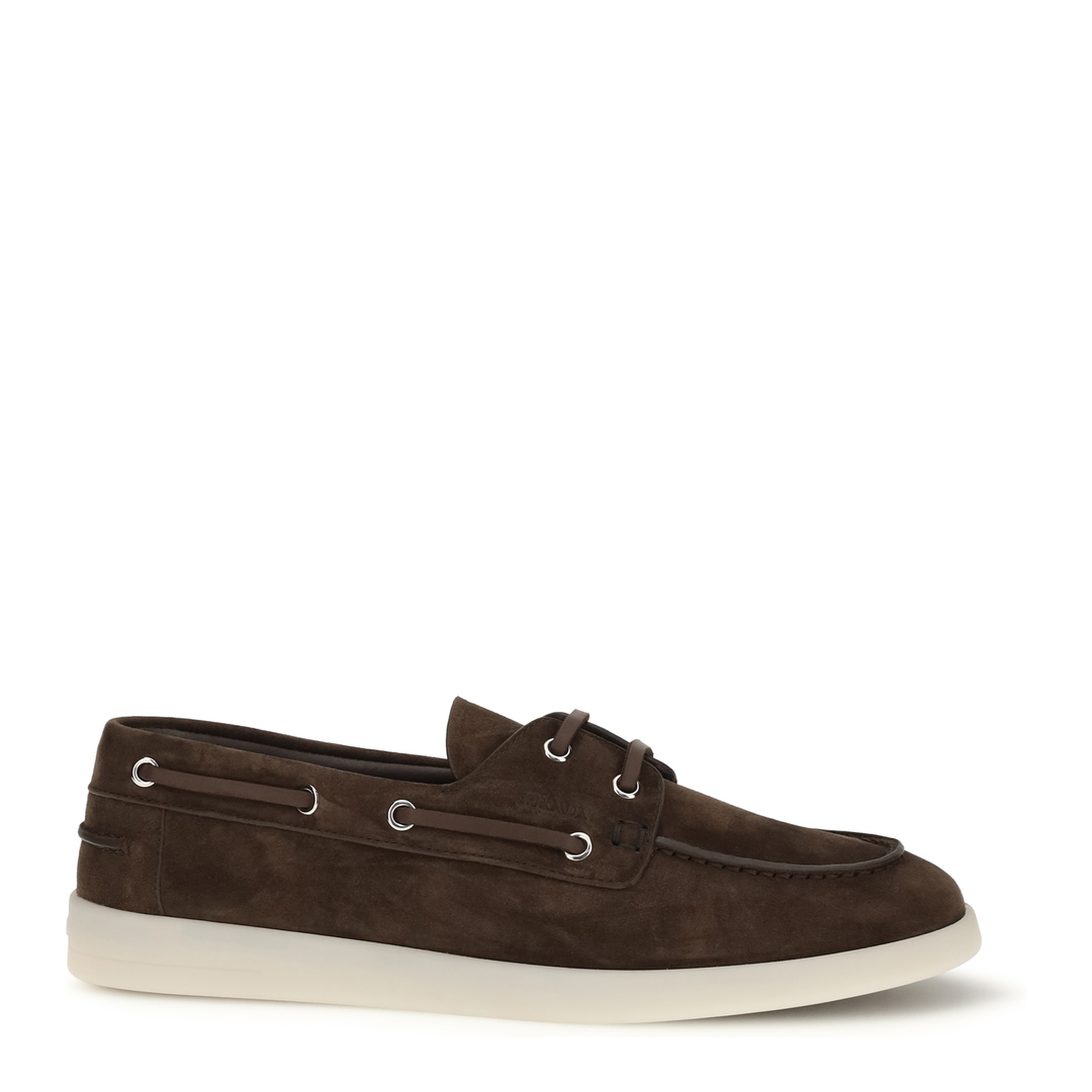 Suede Boat Loafers - Image 1