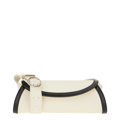 Two-tone Leather Small Cannolo Shoulder Bag - Image 3