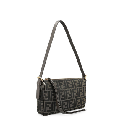 Small Calf Leather  Shoulder Bags - Brown - Image 3