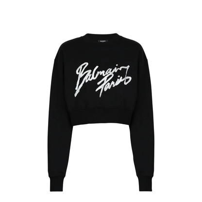 Cropped Roundneck Sweater - Image 2