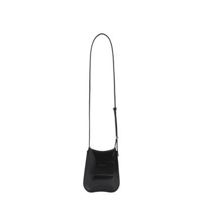 The Bisou Calf Leather Handbag - Black - Image 4