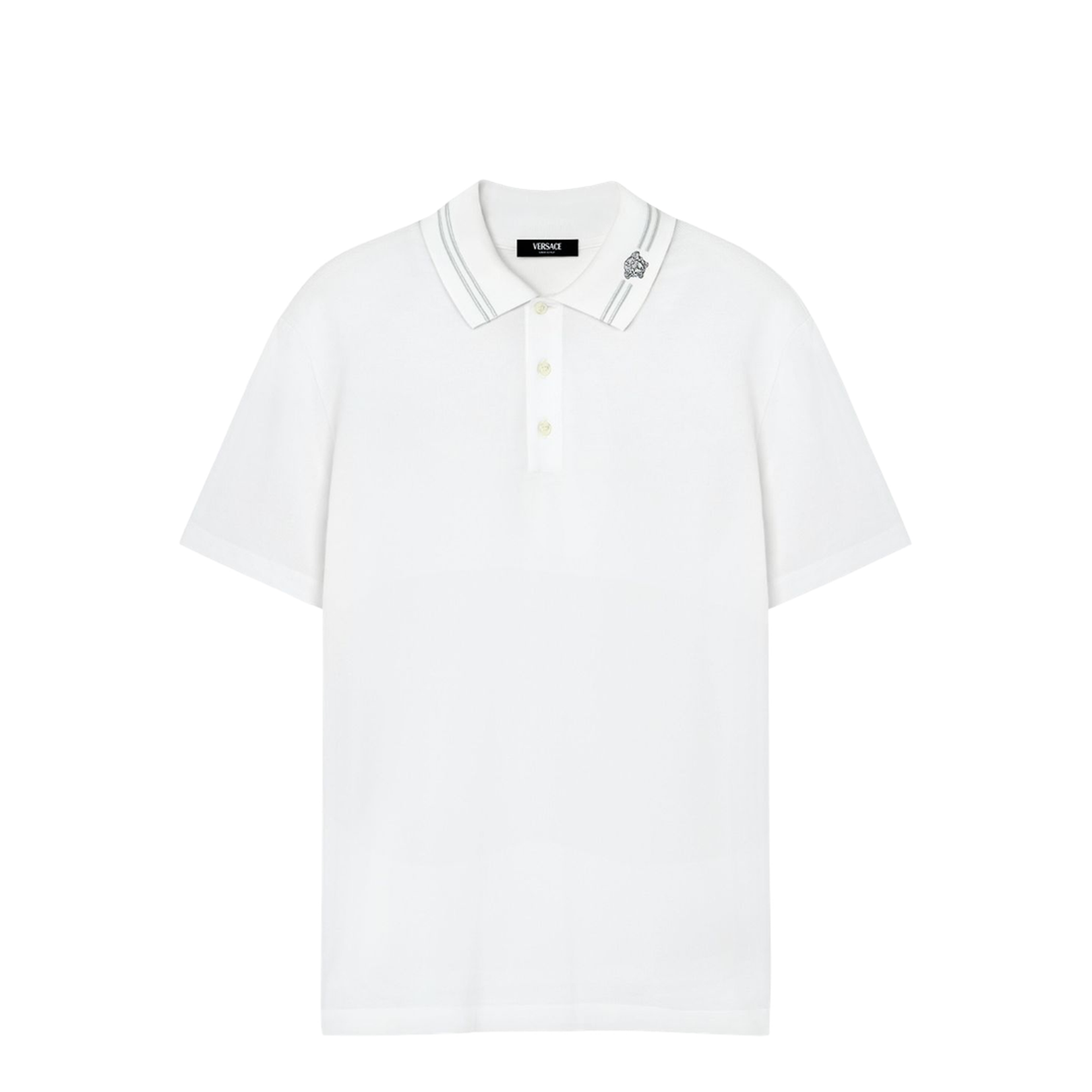 Medusa Embroidery Polo Shirt - Image 1