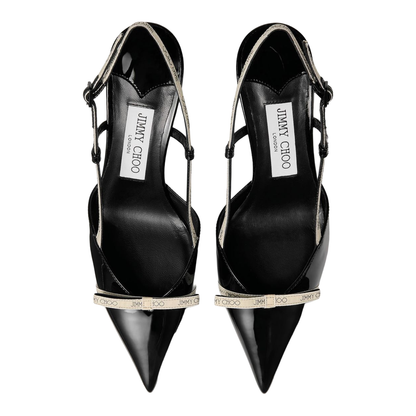 Buttermilk Patent Leather Slingback Pumps - Image 3