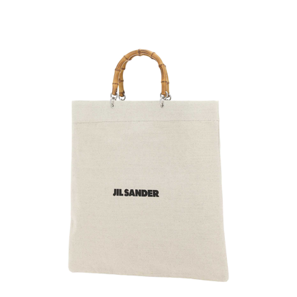 Sand Canvas Handbag - Image 4