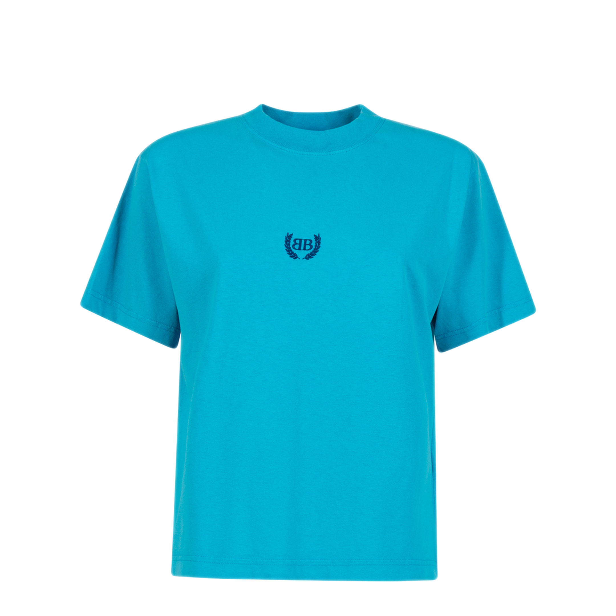 Medium Fit T-Shirt with Logo Embroidery - Image 1