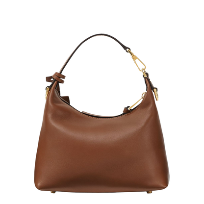 Tag One Size Nappa Leather Hobo Bag - Brown - Image 4