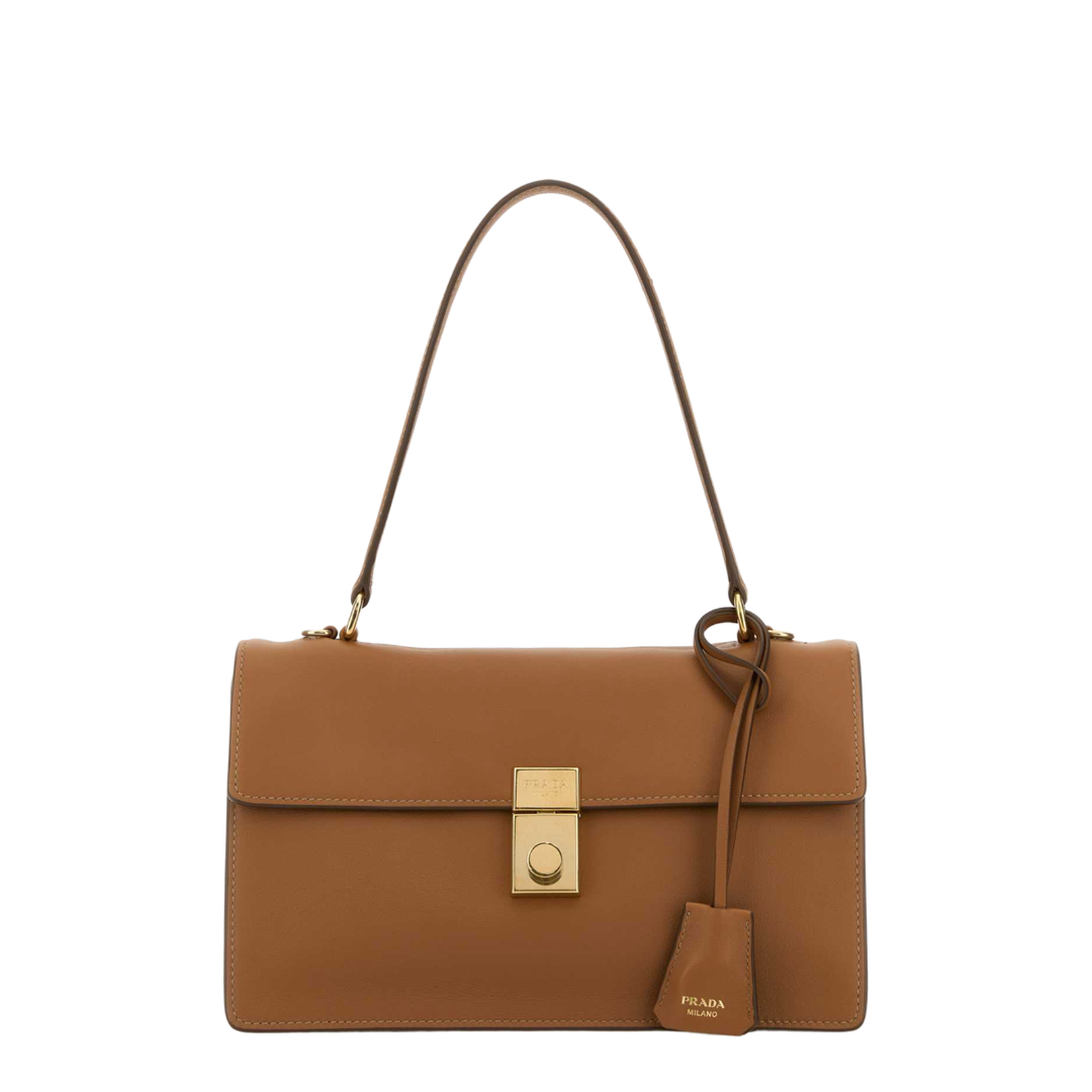 Camel Leather Handbag - Image 2
