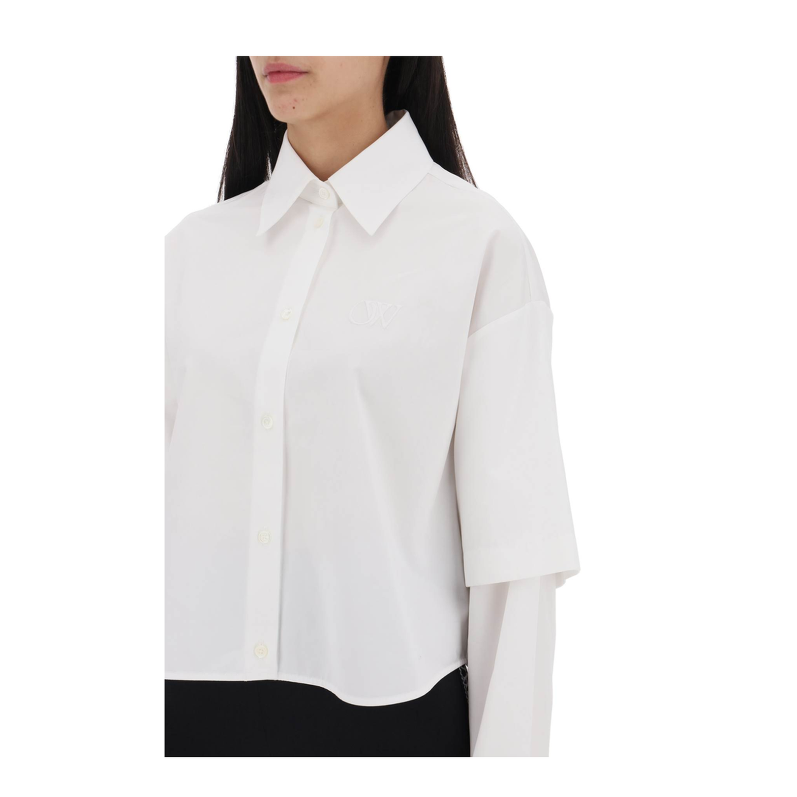 Poplin Bookish Baseball Shirt - Image 4