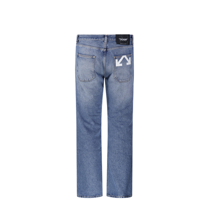 Half Arrow Slim Relax Jeans - Image 3