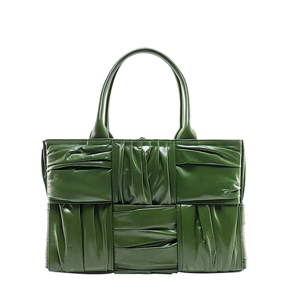 Arco Leather Tote Bag Green - Image 1