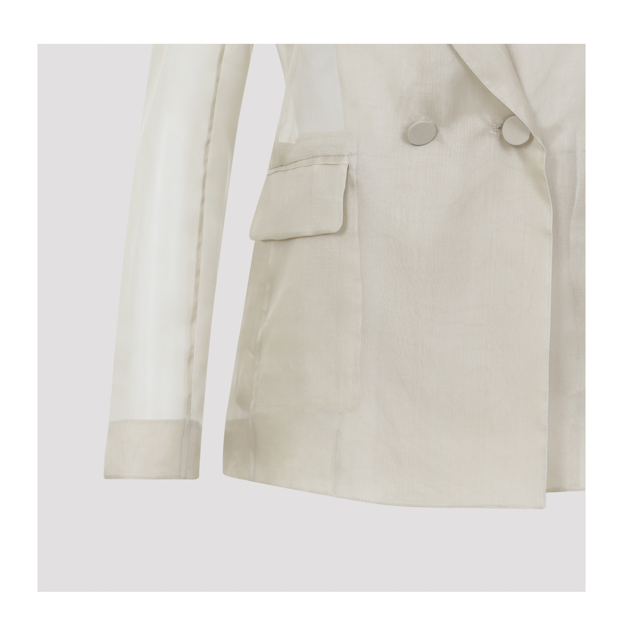 Pianoforte Slogan Organza Jacket - Image 5
