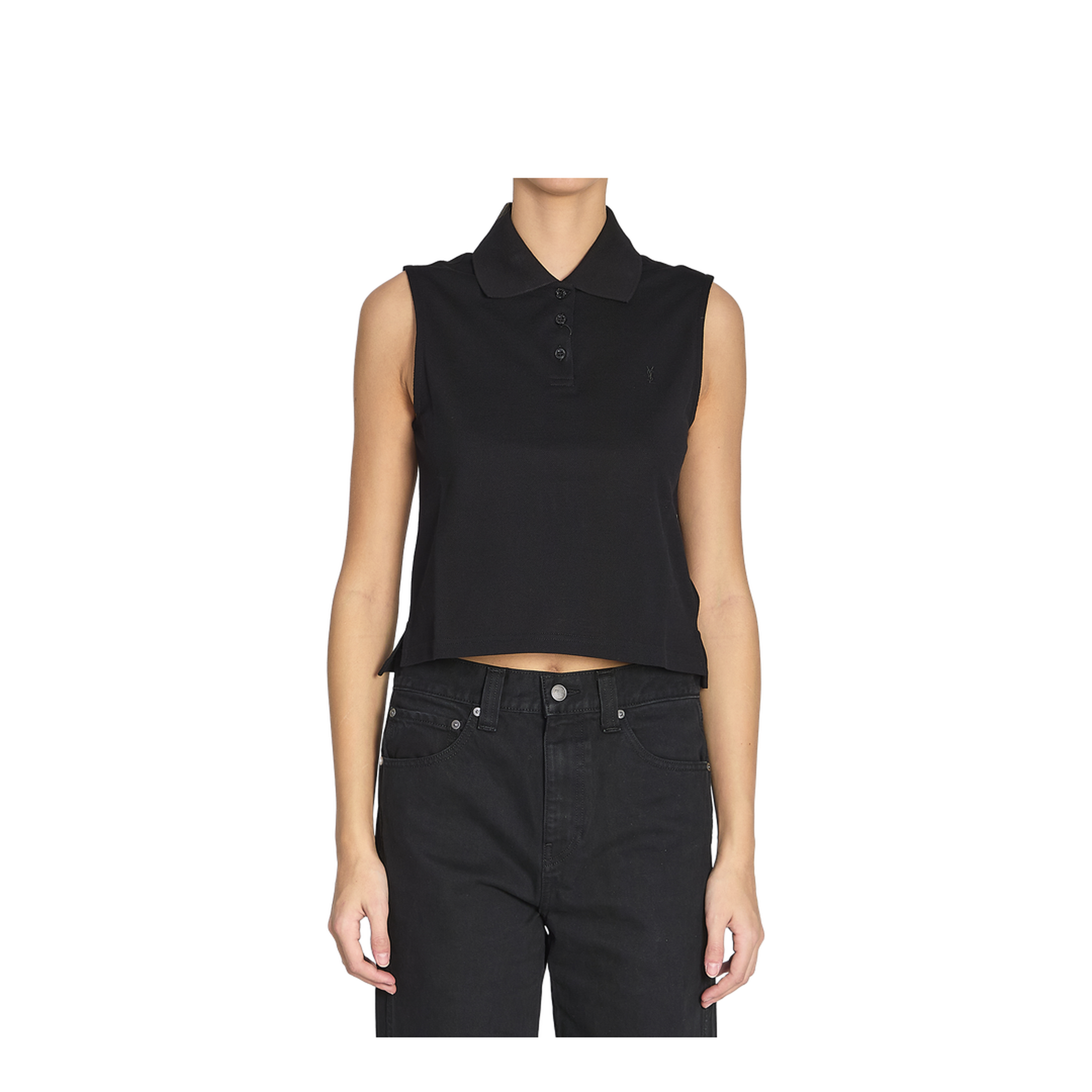 Cassandre Polo in Cotton Piqué - Image 1