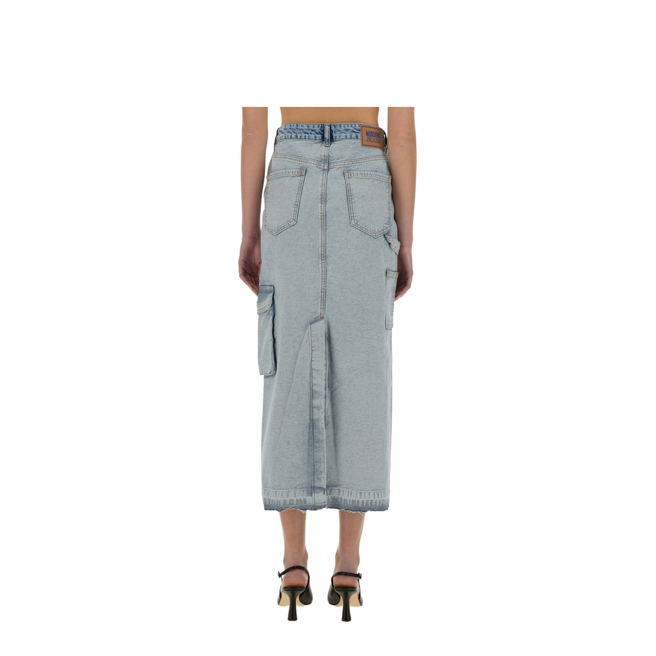 Long Denim Skirt - Image 3