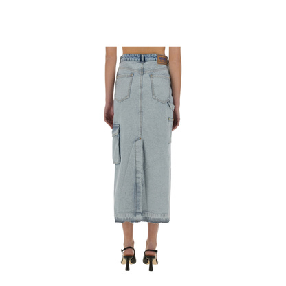 Long Denim Skirt - Image 3