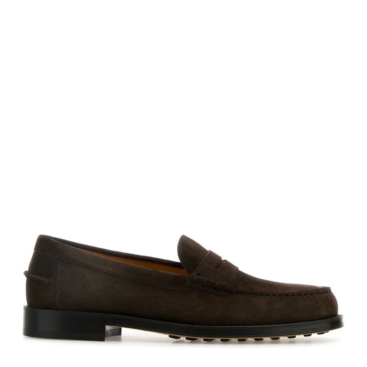 Dark Brown Suede Loafers - Image 1