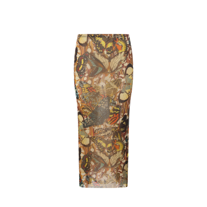 Long Skirt with Bow Tie Print - Image 1