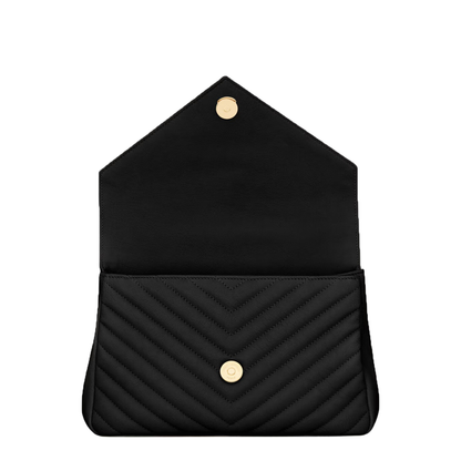 College Medium Quilted Leather Shoulder Bag - Nero - Image 7
