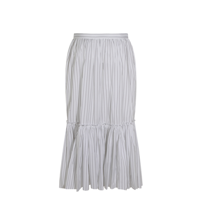Striped Lightweight Cotton Skirt - Image 6