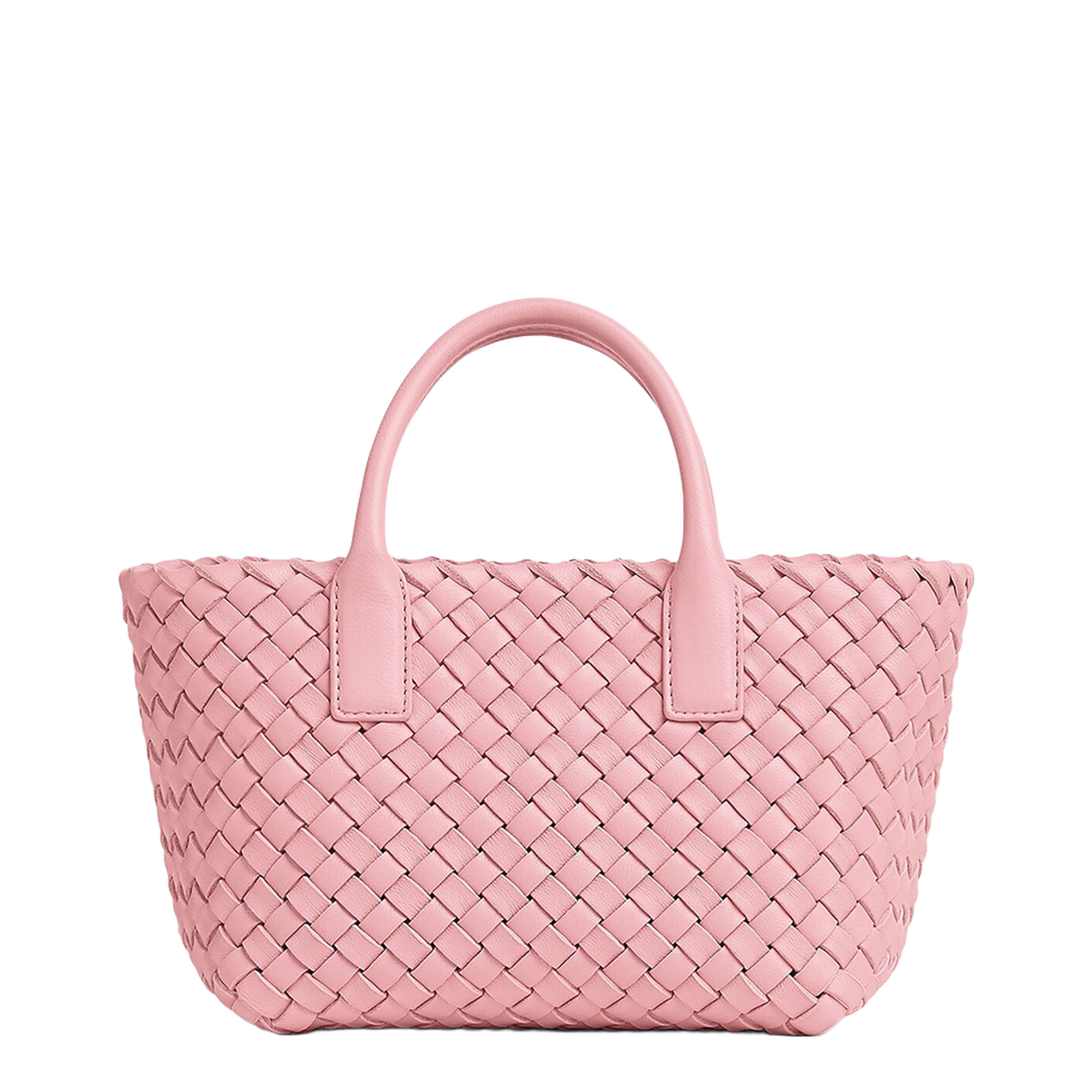 Cabat Mini Leather Handbags - Pink - Image 3
