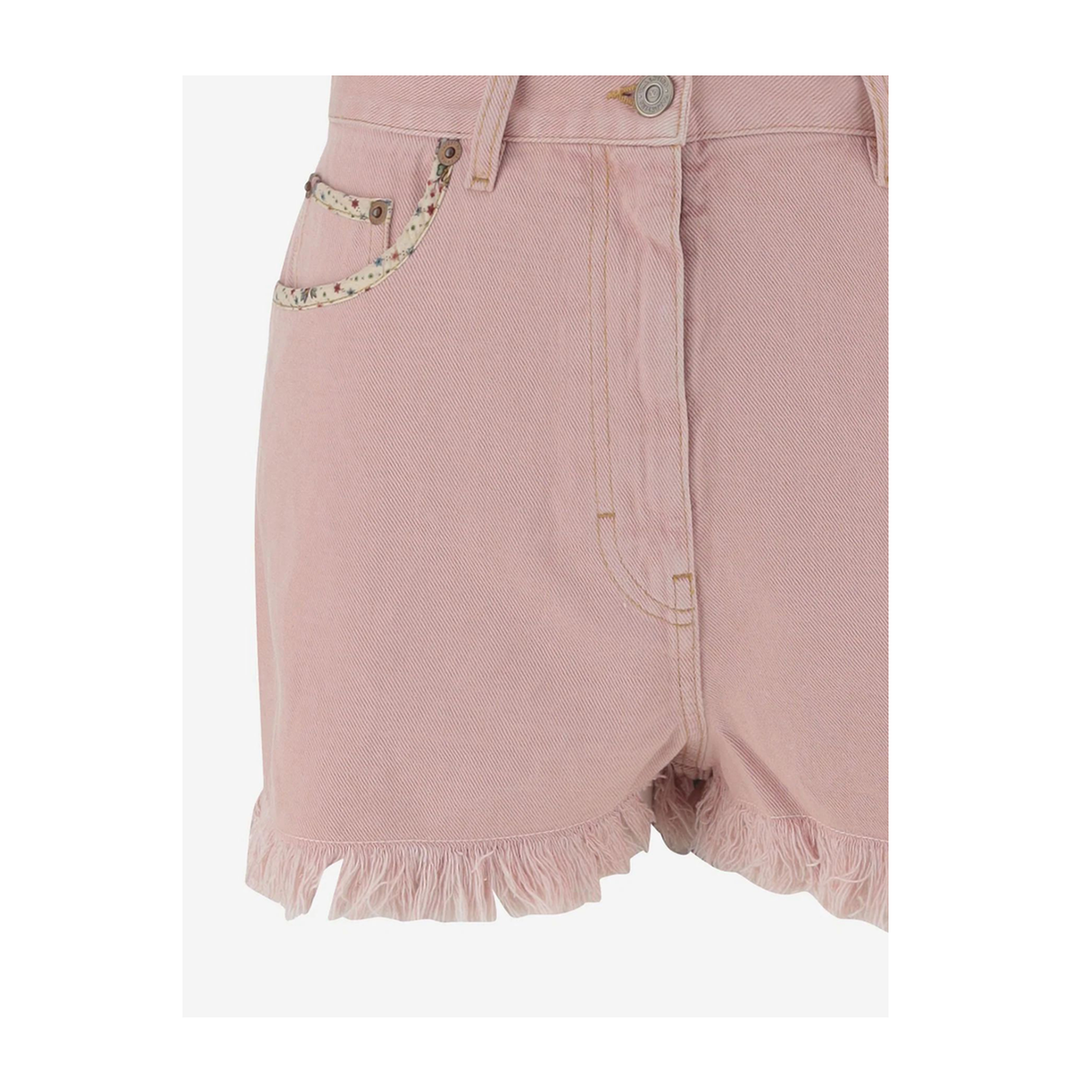 Pink Denim Shorts - Image 3