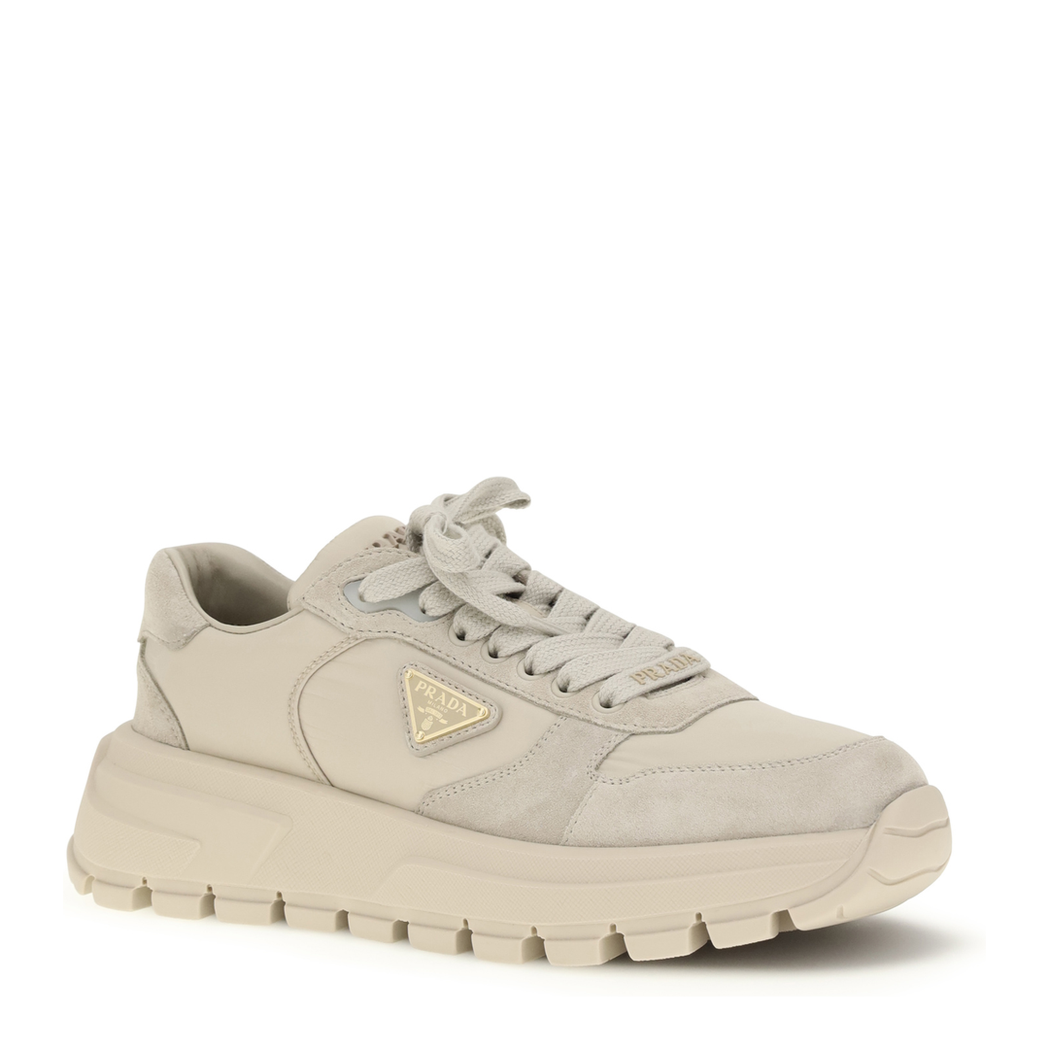 Suede And Re-Nylon Sneakers - Image 2
