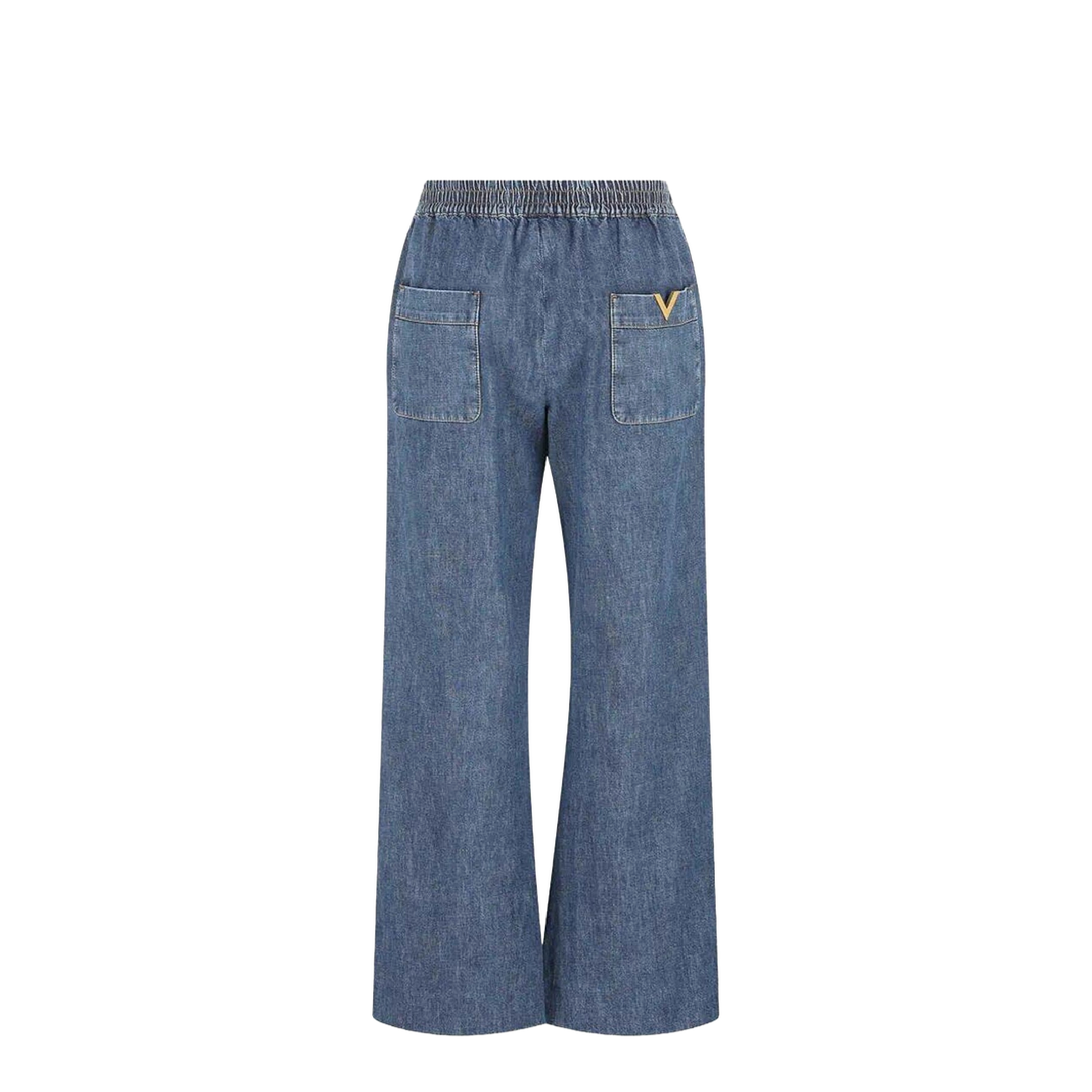Tassel-Detail Wide-Leg Jeans - Image 3