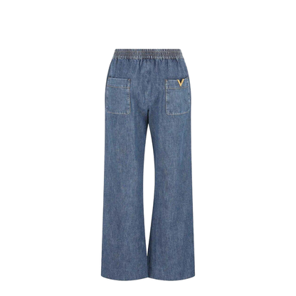 Tassel-Detail Wide-Leg Jeans - Image 3