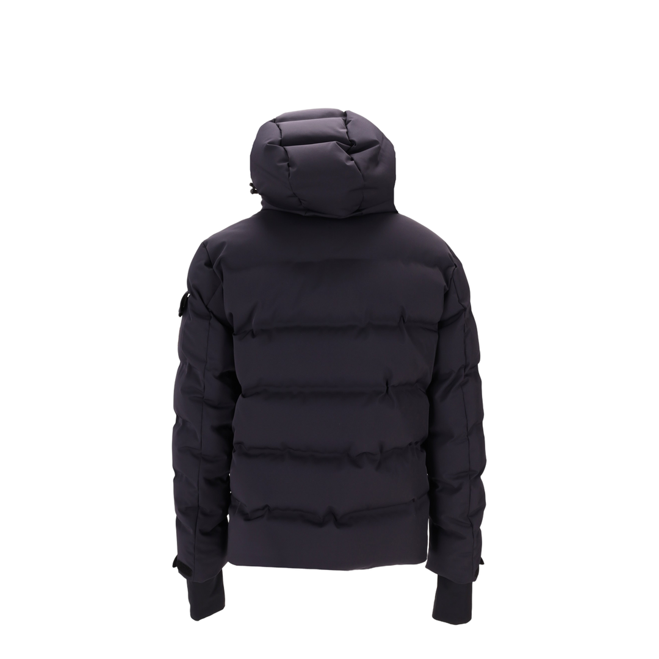 Navy Blue Montgetech Hooded Down Ski Jacket - Image 4