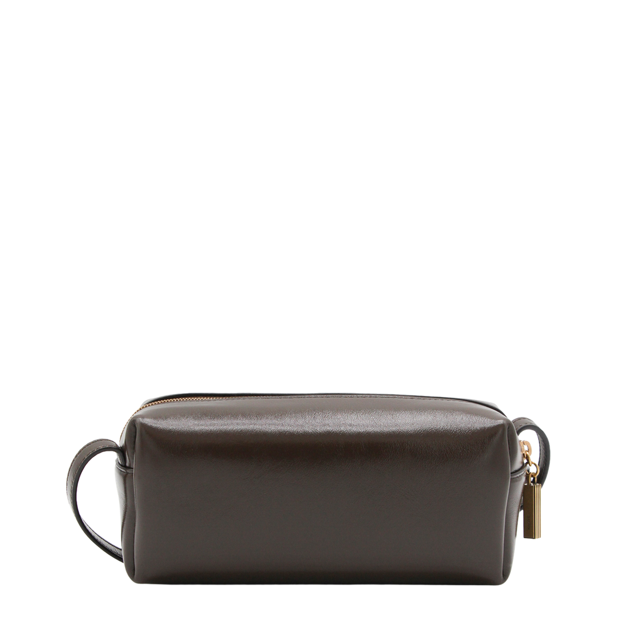 Kye Mini Calfskin Crossbody - Dark Brown - Image 5