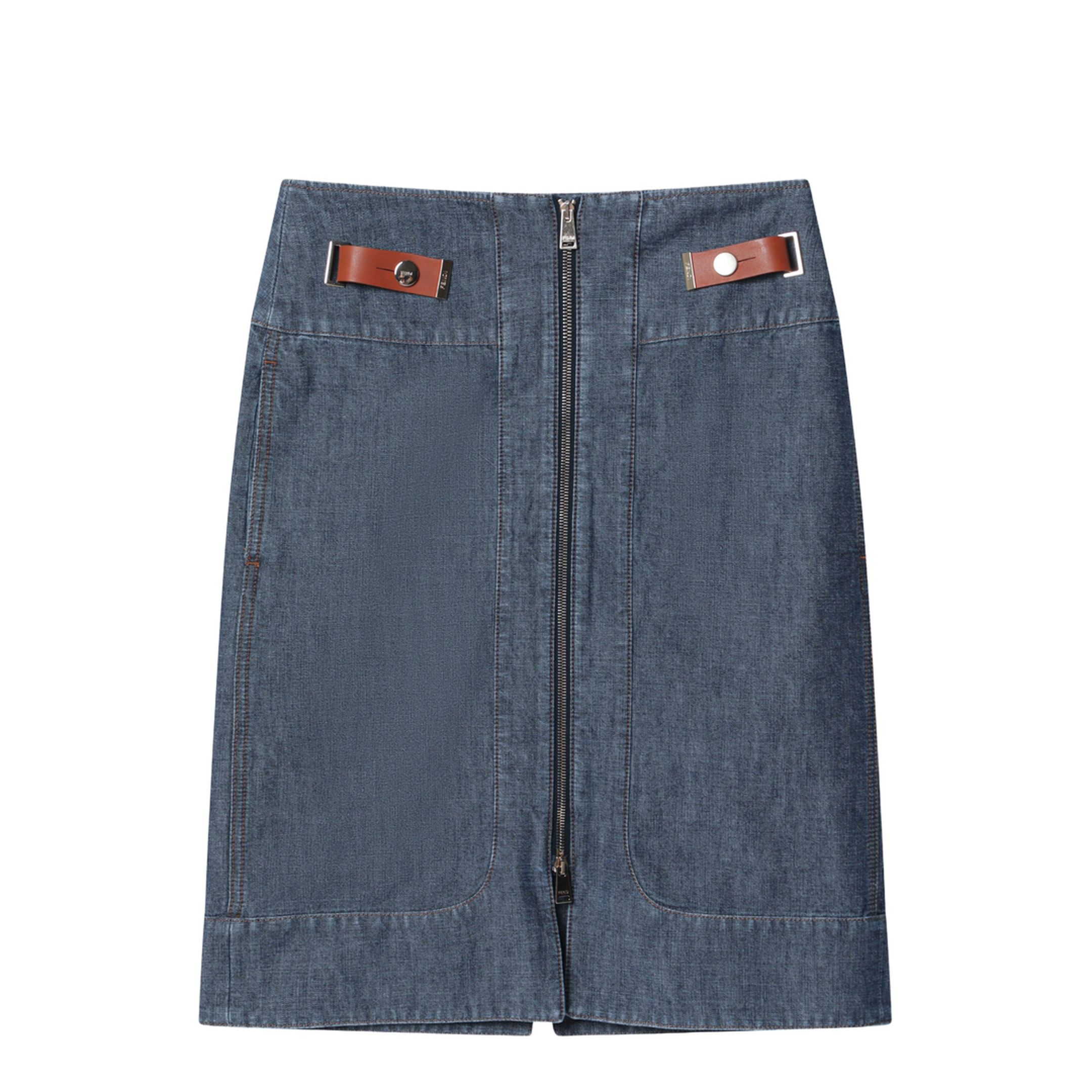 Denim Skirt Denim Blue - Image 1