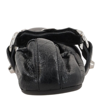 City Ballerina in Black/Silver - Image 2