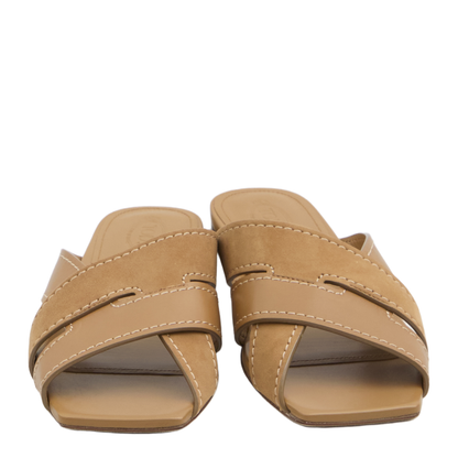 Smooth and Suede Leather Slides - Image 5