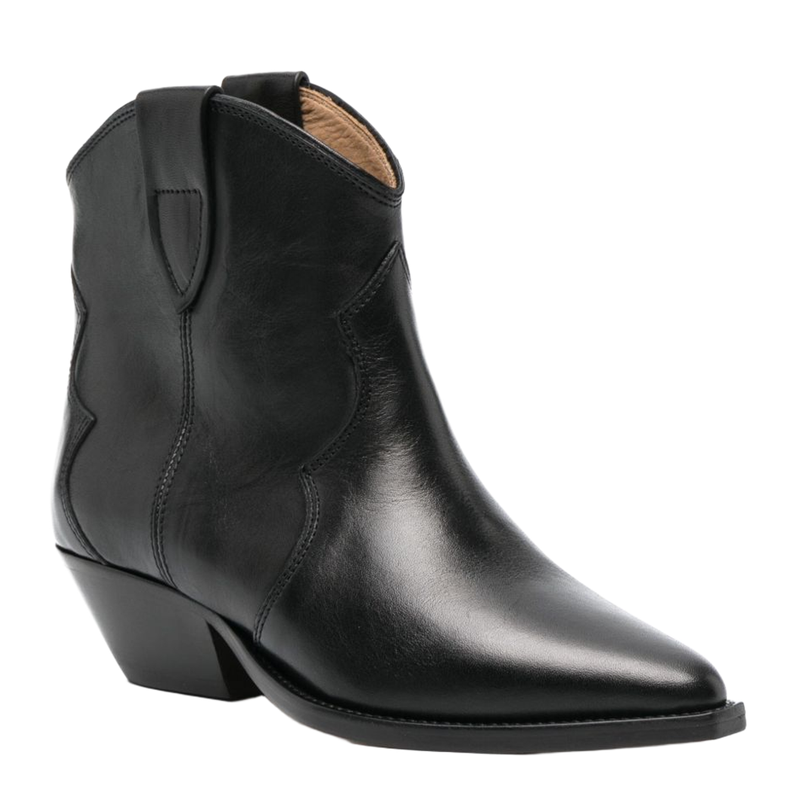 Calf Leather Low Boots Black - Image 4