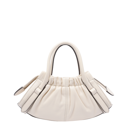 The Cristina Small Satchel Bag White - Image 3