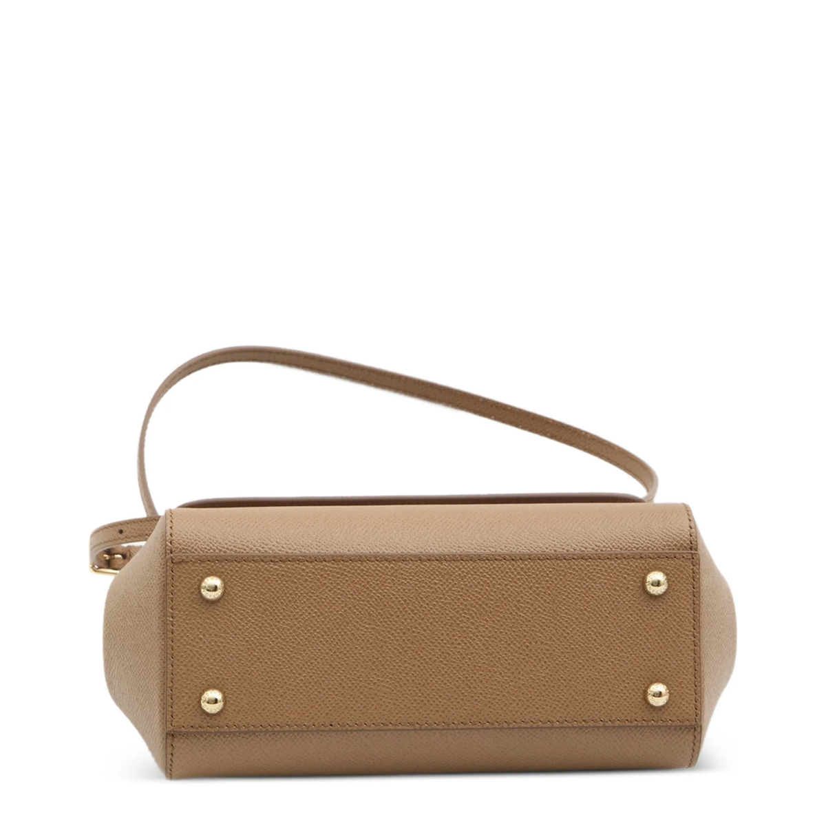Sicily Small Calfskin Handbag - Brown - Image 2
