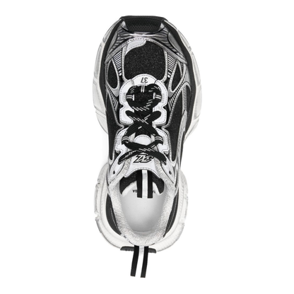 3XL Sneakers in Black and Silver with Glitter - Image 4