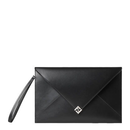 FF Large Leather Pouch - Black - Image 2