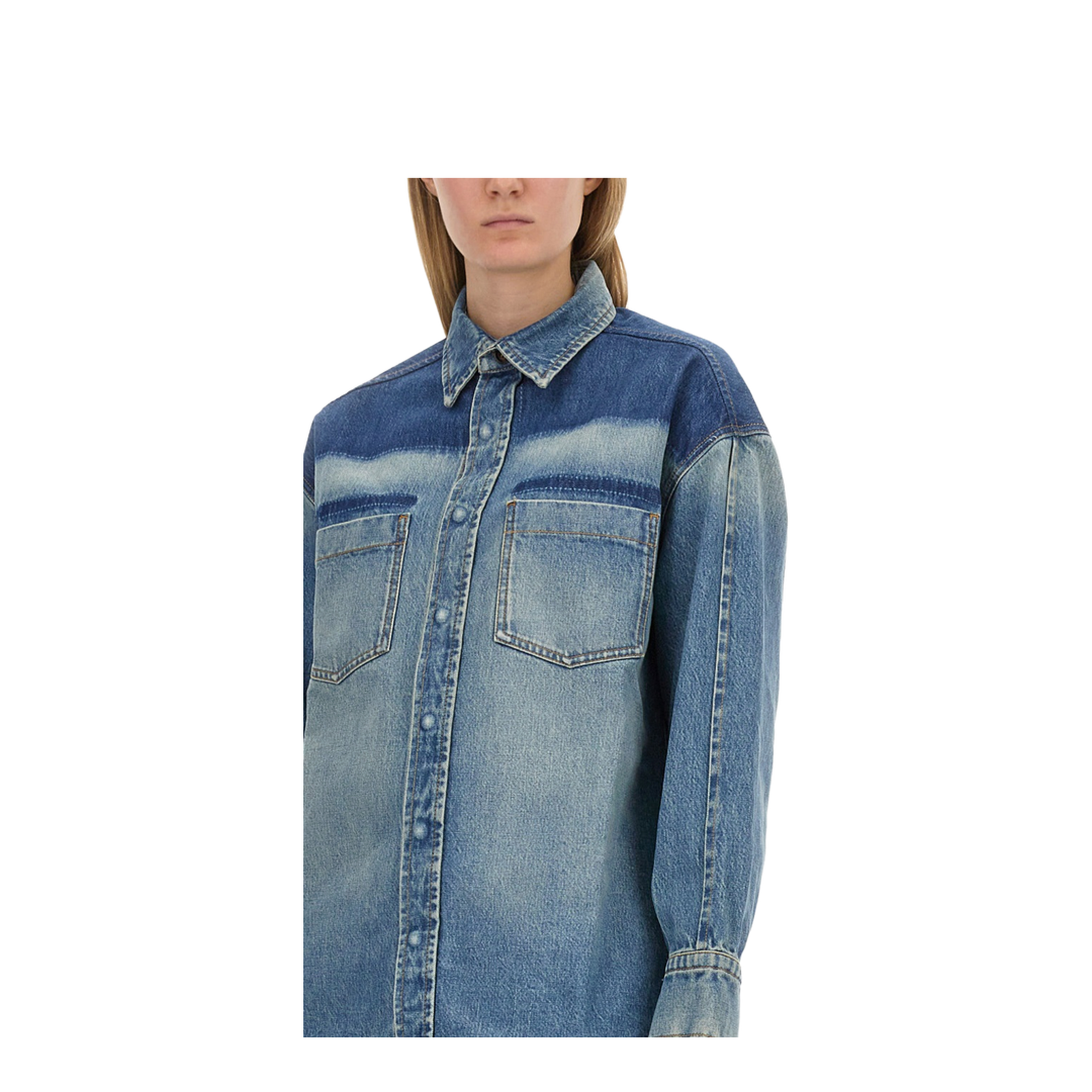 Oversized Denim Shirt - Image 4