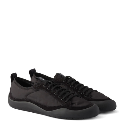 Leather And Fabric Sneakers - Image 3