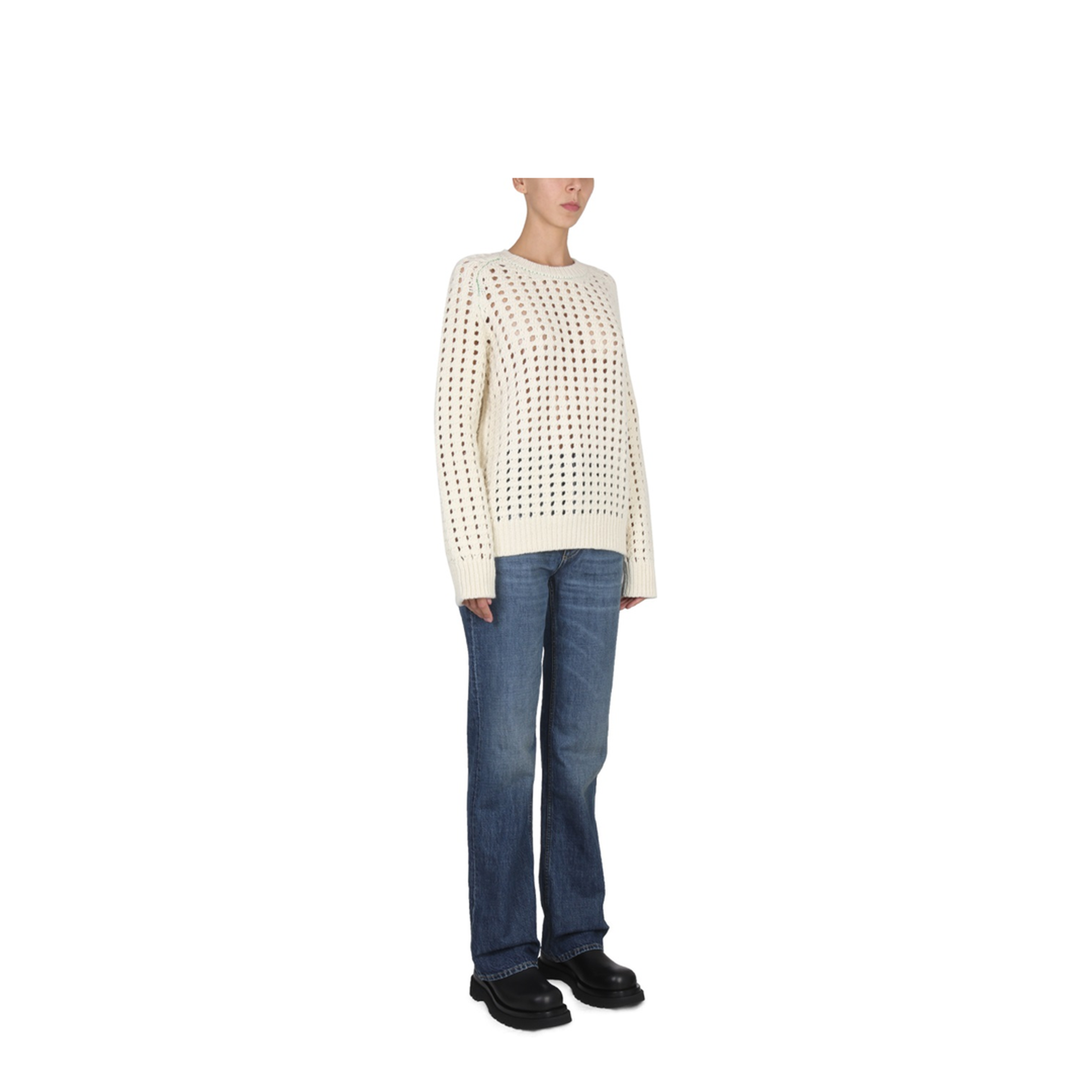 Lace Knit Sweater - Image 2