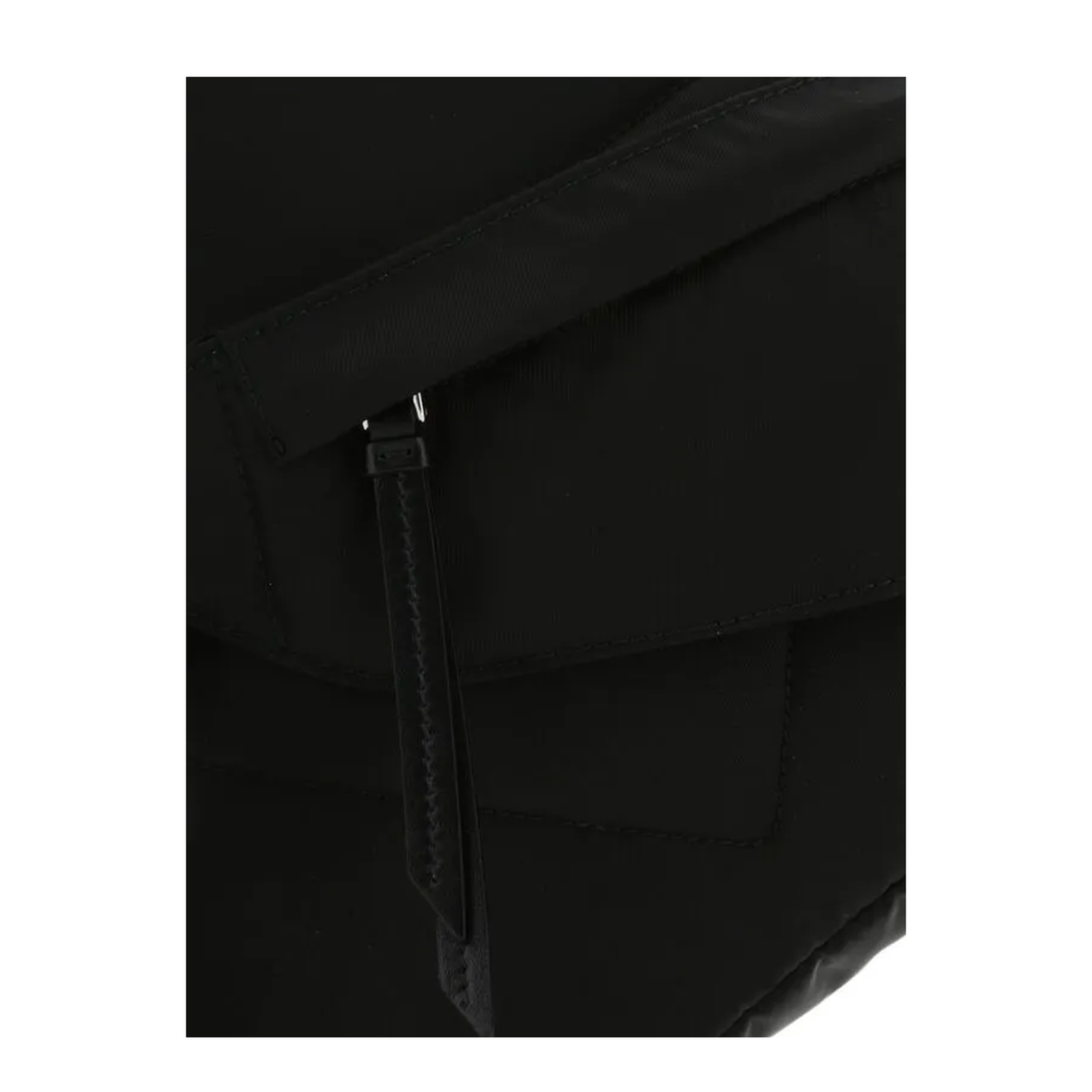 Re-Nylon And Leather Backpack - Black - Image 5