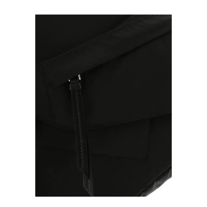 Re-Nylon And Leather Backpack - Black - Image 5