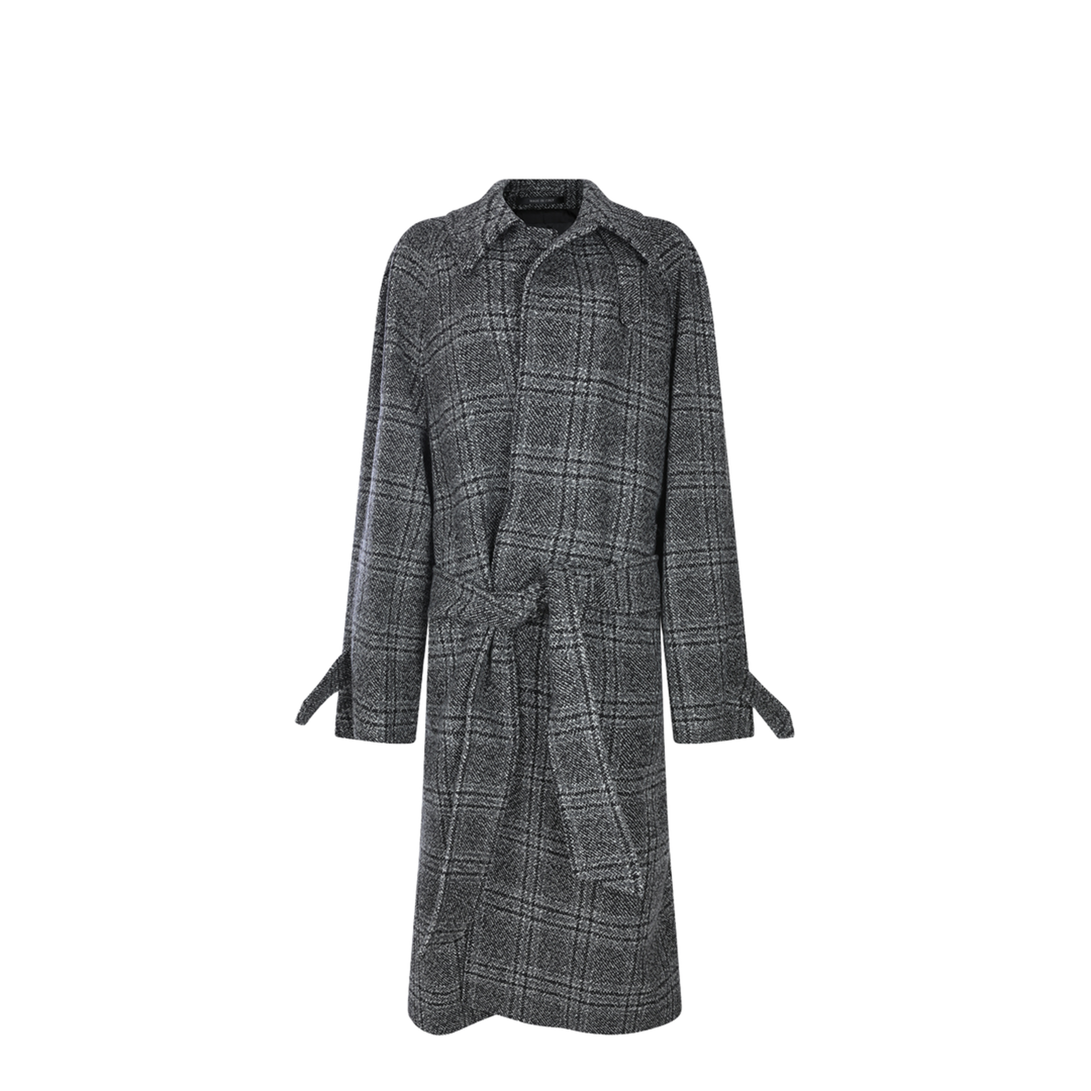 Grey One Layer Coat - Image 1